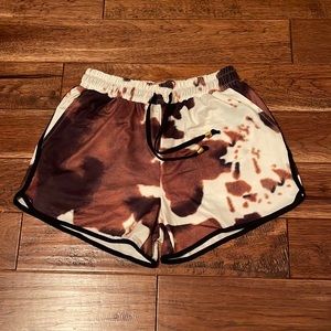 Cow Print Shorts